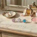 Floral Halo Studs - Imagen 7