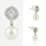 Premium Metal Stud Earrings Classic Jewelry Gift - 이미지 5