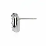 Crystal Gradient Stud Earrings - Imagen 2