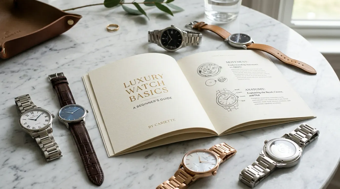 Portada de la guía de relojes de lujo para principiantes