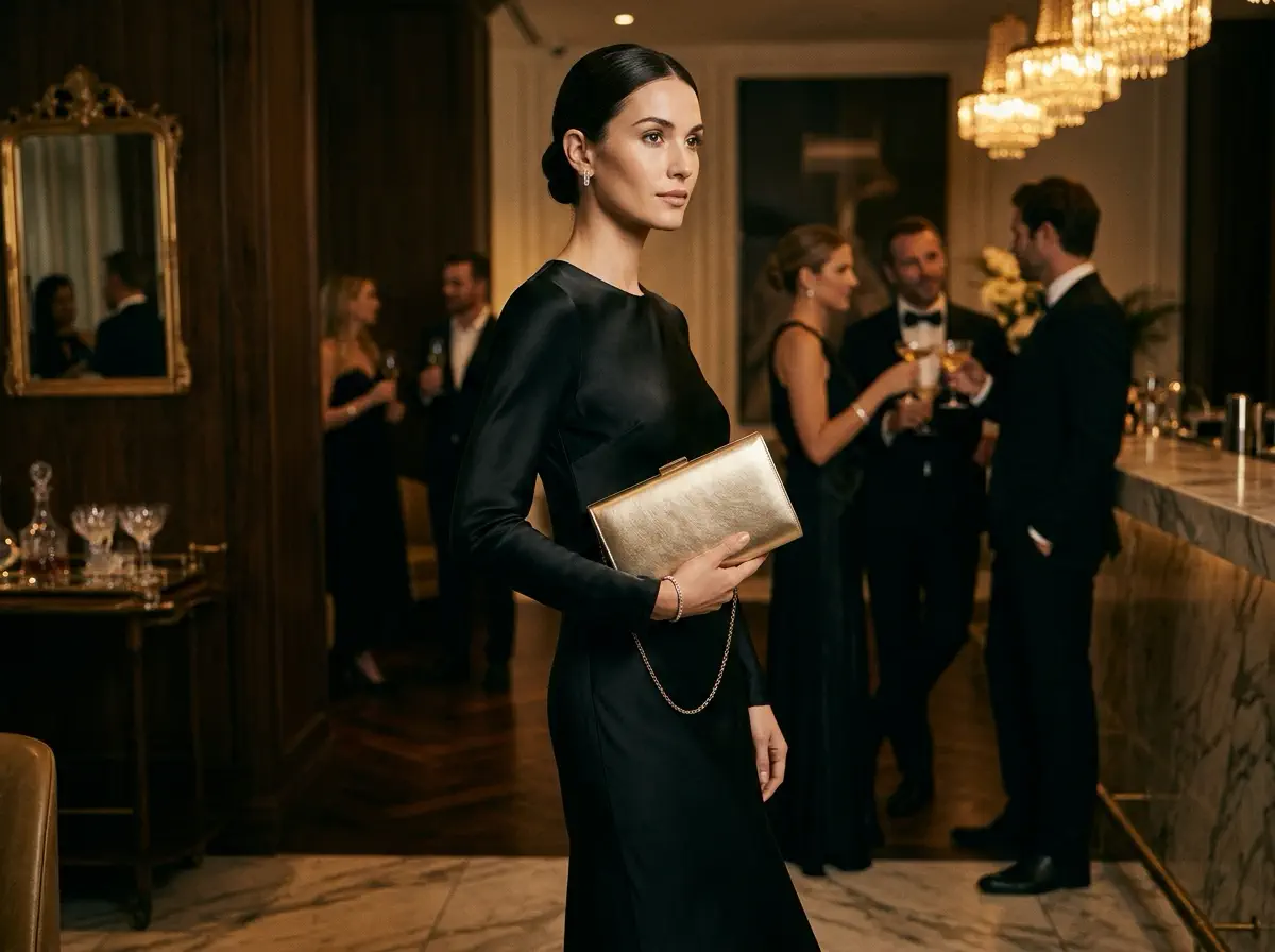 Evening clutch bag elegant