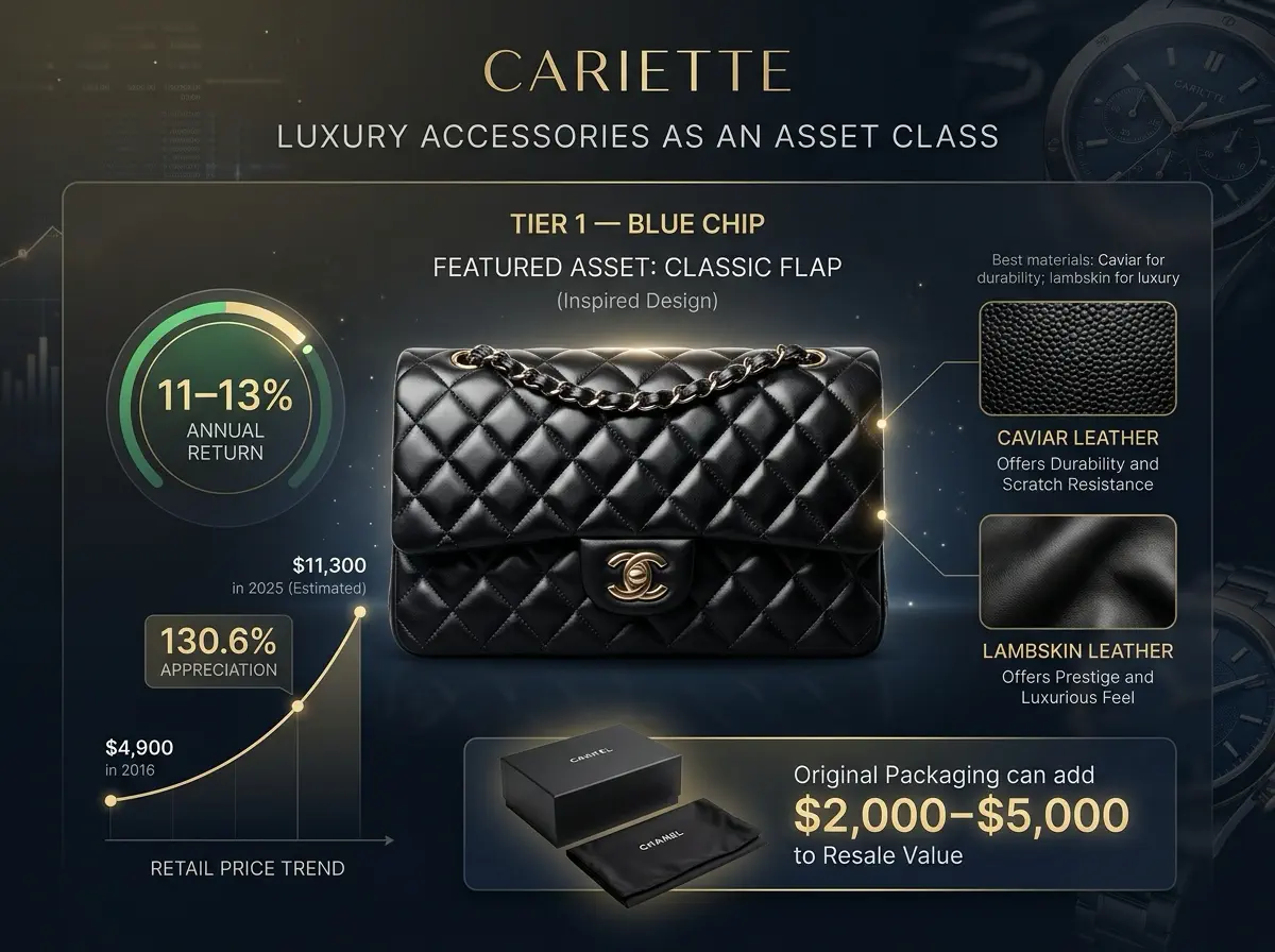 Chanel Classic Flap black caviar