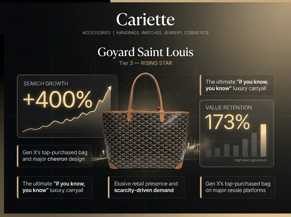 Goyard Saint Louis tote