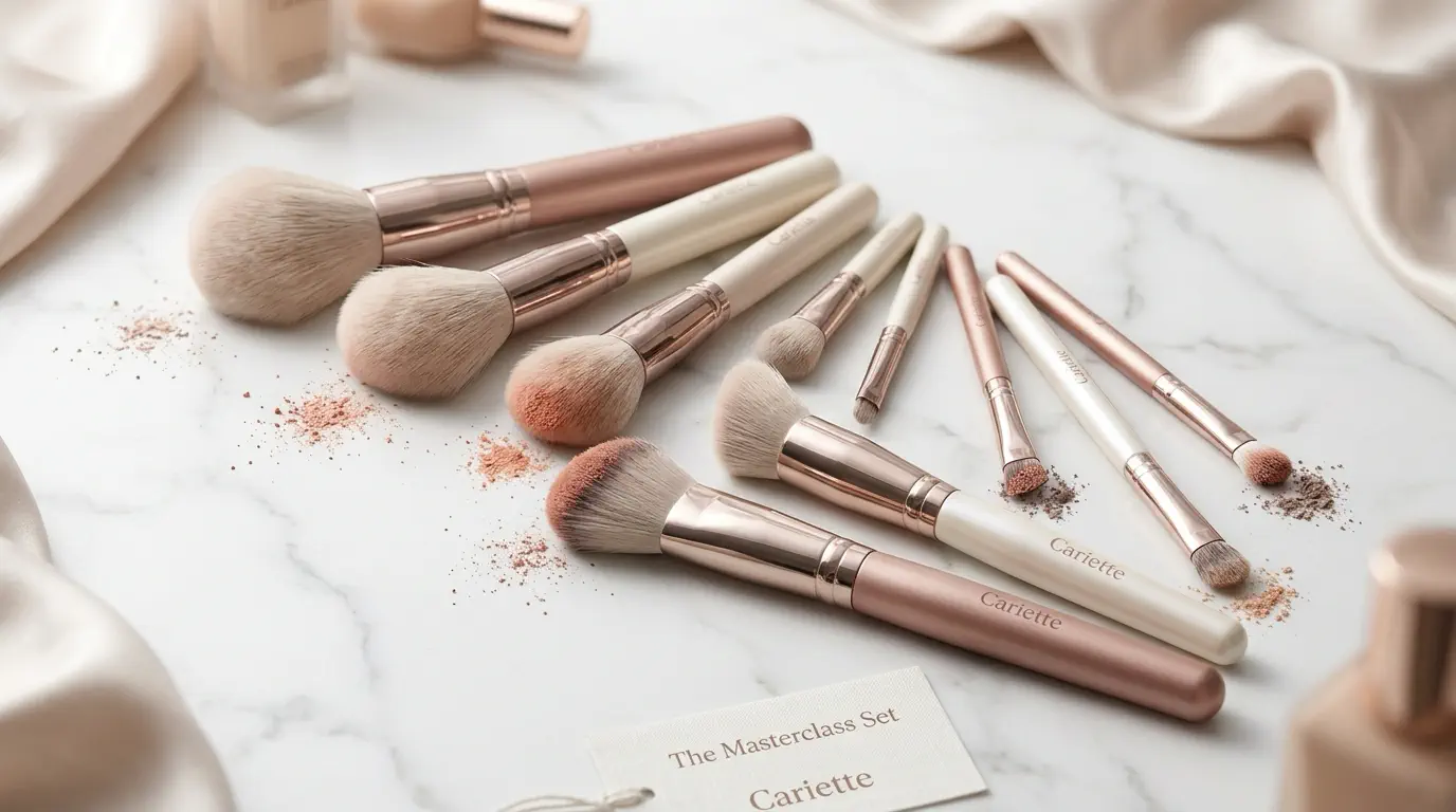 Luxury Beauty Products Flatlay