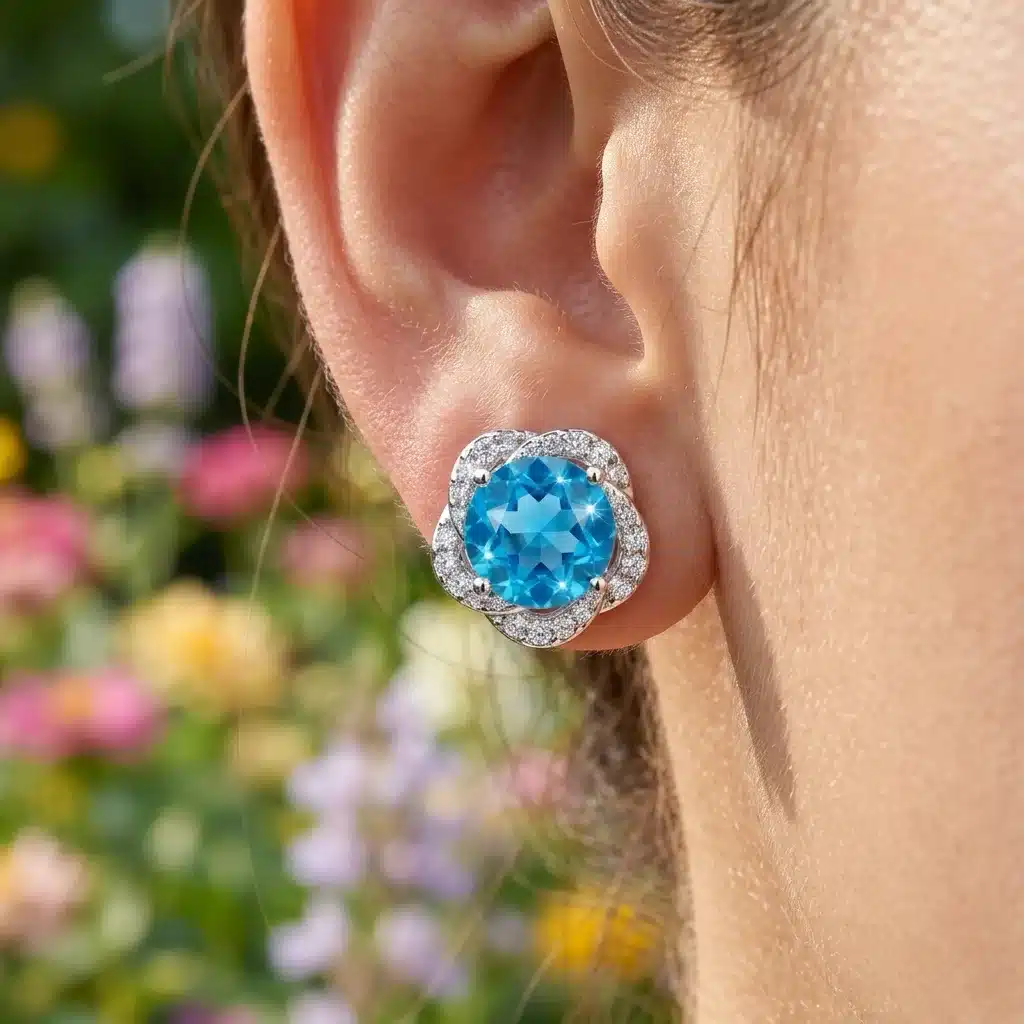 Floral Halo Studs photo review