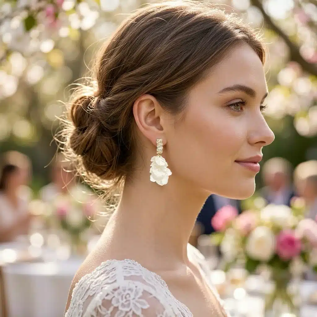 Floral Petal Drop Earrings photo review