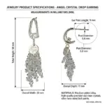 Crystal Tassel Earrings – Bild 6