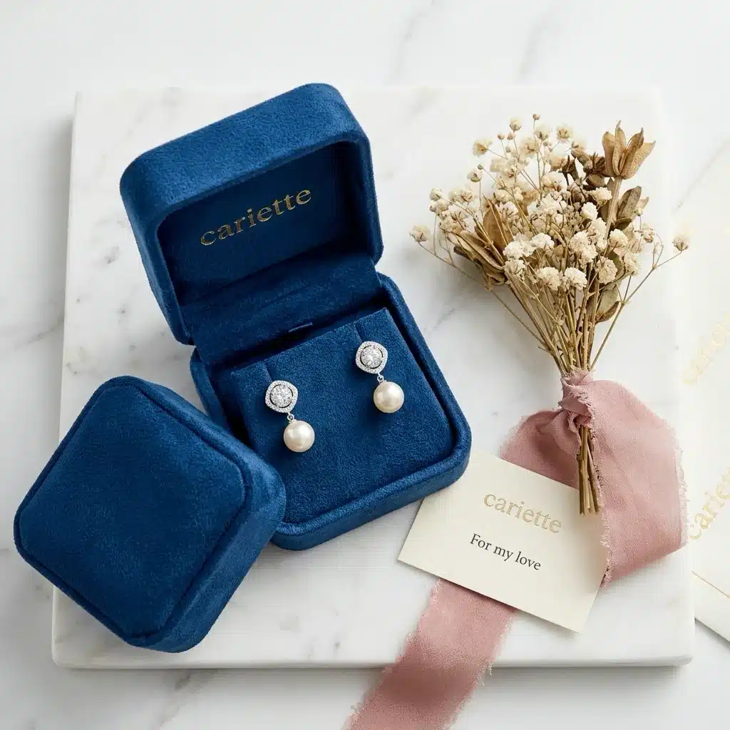 Premium Metal Stud Earrings Classic Jewelry Gift photo review