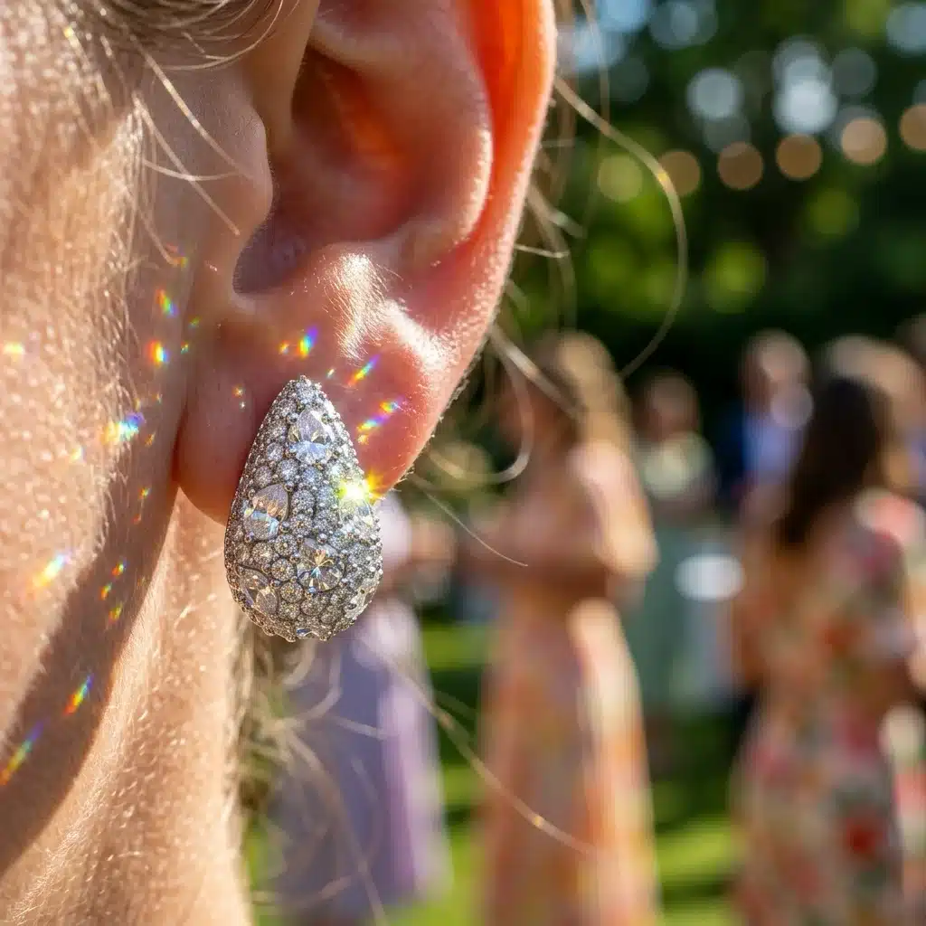 Teardrop Crystal Stud Earrings photo review